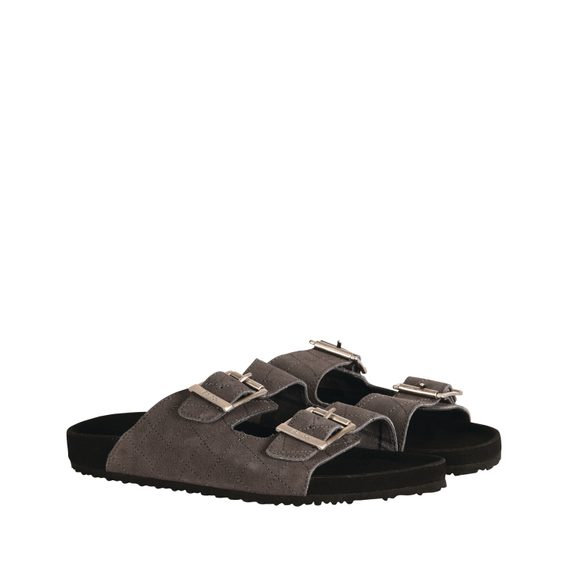 Hausschuhe aus Wildleder Barbour Eddie - Dark Grey
