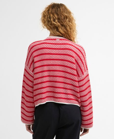 Barbour Polly Striped Cardigan