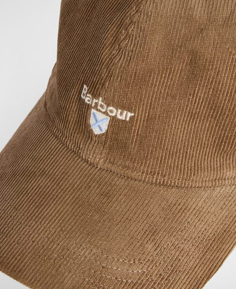 Barbour Bayfield Cord Cap — Beige