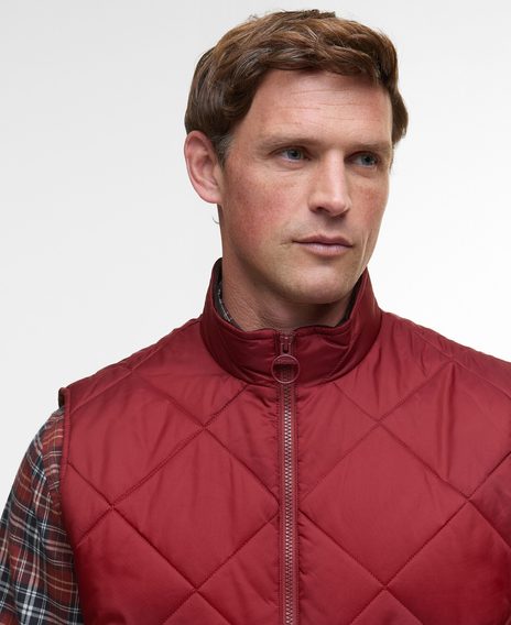 Barbour Finn Gilet — Brick Red