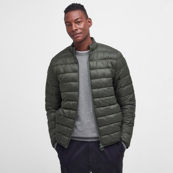 Barbour Penton Puffer Jacket — Olive