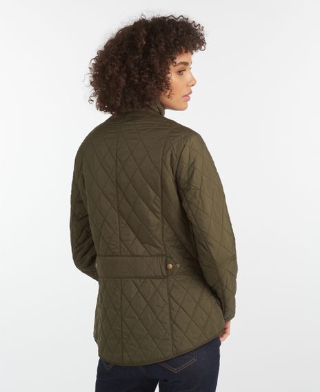 Barbour Flyweight Cavalry Quilted Jacket — Olive