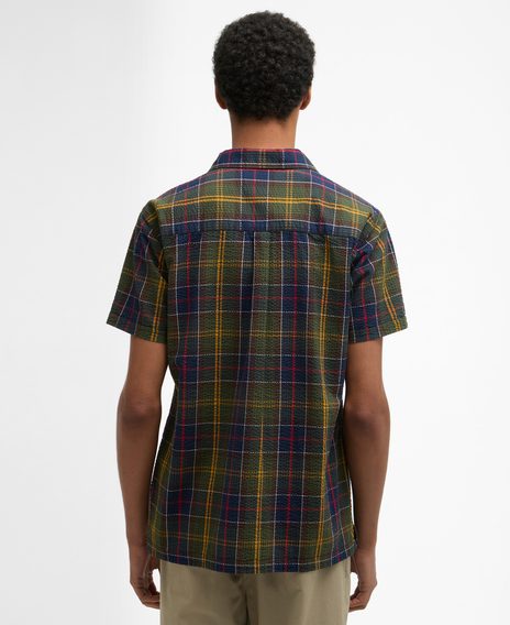 Barbour Clyde Seersucker Tartan Summer Fit Shirt