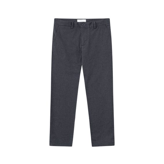 KnowledgeCotton Apparel Chuck Regular Flannel Chino Pants — Gray Pinstripe