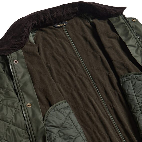 Barbour Ashby Polarquilt Jacket — Sage