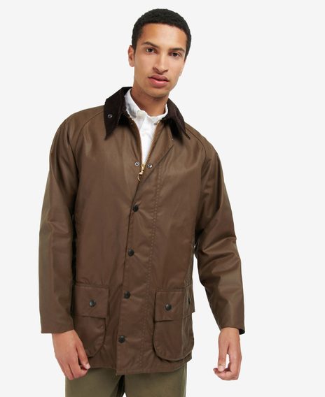 Barbour Beaufort Wax Jacket — Bark