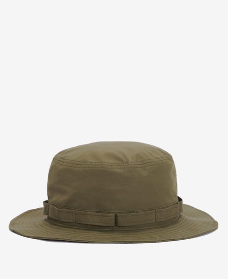 Barbour Teesdale Showerproof Bucket Hat — Army Green