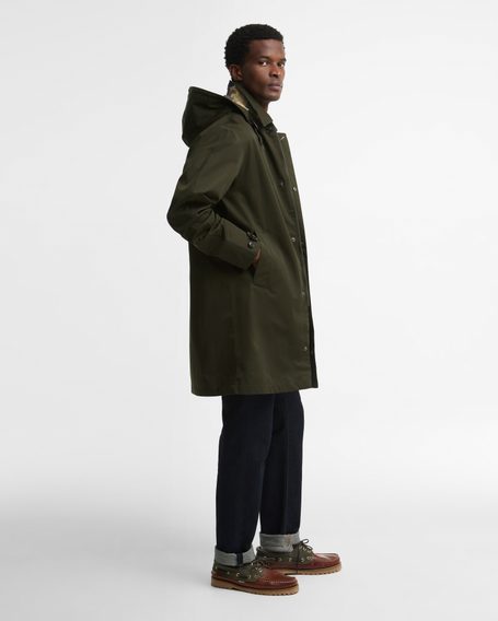 Barbour Lorig Waterproof Mac — Sage