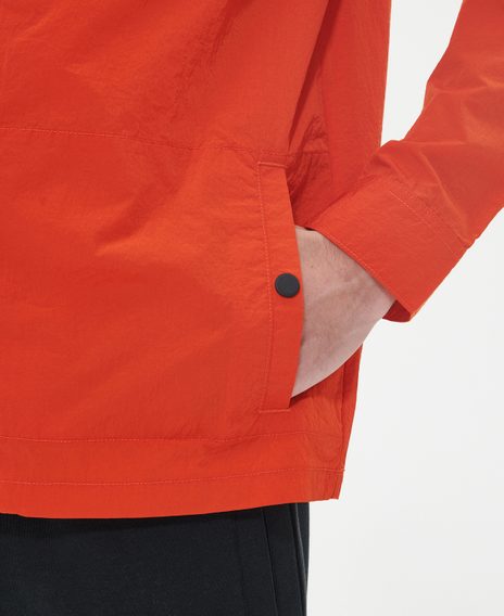 Barbour International Inlet Overshirt — Spicy Orange