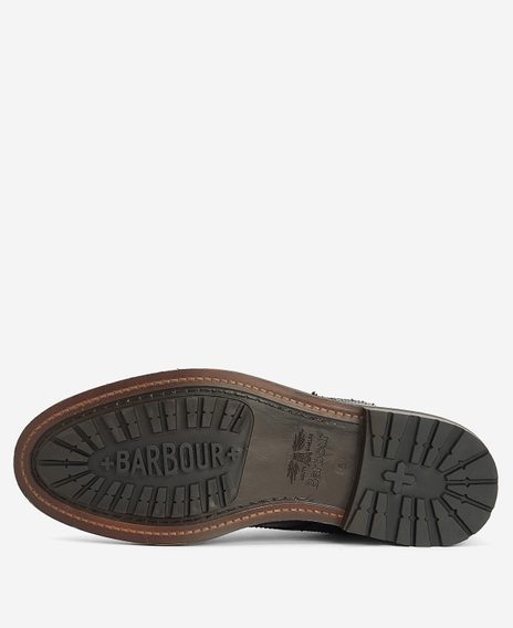 Barbour West Brogue Boots — Black