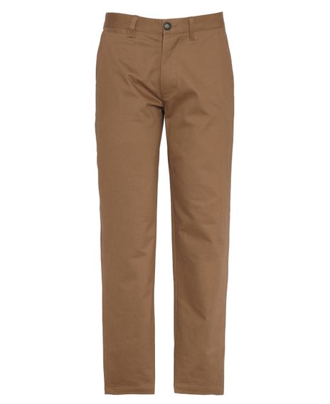 Barbour Veloursleder Satin Slim Fit Hose — Sandstone