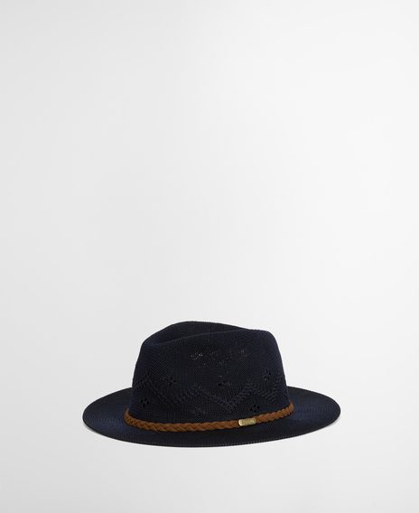 Barbour Flowerdale Trilby Summer Hat — Navy