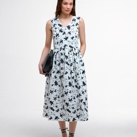 Barbour Elina Printed Midi Dress