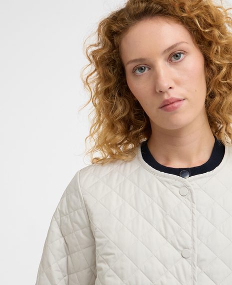 Barbour Cashel Collarless Quilted Jacket