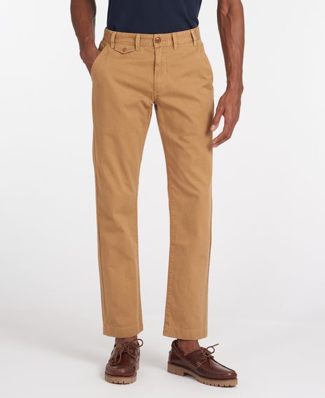 Barbour Neuston Twill Chinos — Sand