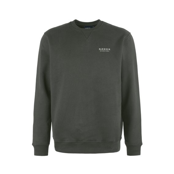 Barbour International Charlton Crew Neck Sweatshirt — Sage