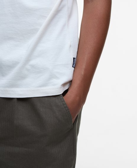 Barbour Tothill Tailored Fit Poloshirt — Antique White