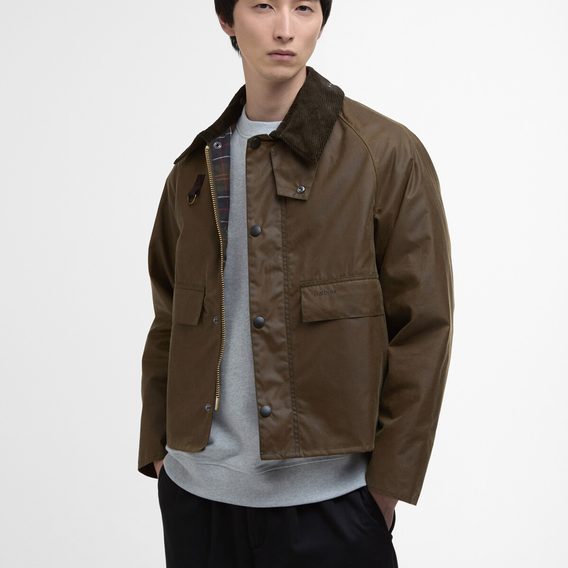 Barbour Spey Waxed Jacket — Beech