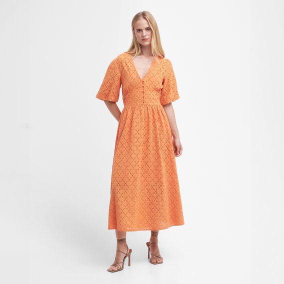 Barbour Kelley Broderie Anglaise Maxi Dress