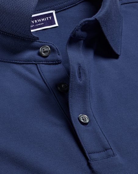 Charles Tyrwhitt Pique Polo — Royal Blue