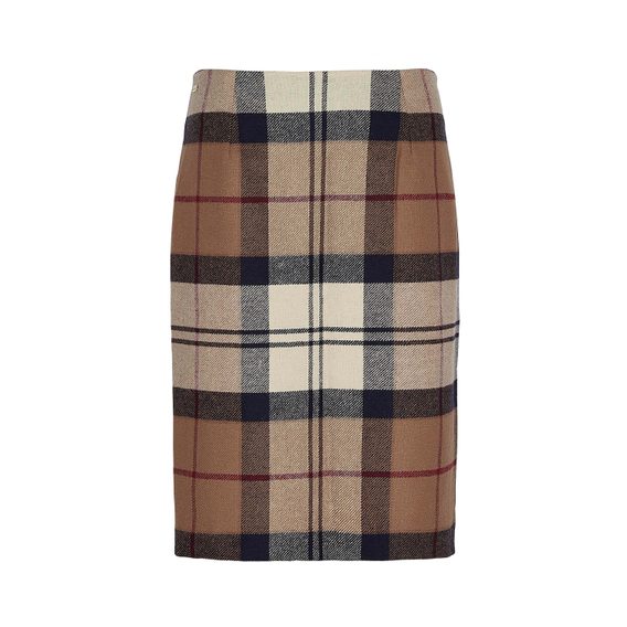 Barbour Rosa Tartan Midi Skirt