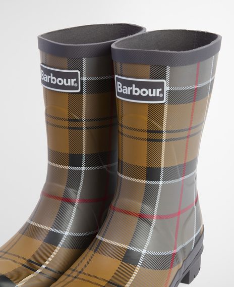 Barbour Banbury Wellington Boots — Dress Tartan
