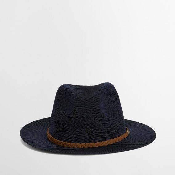 Barbour Flowerdale Trilby Summer Hat — Navy