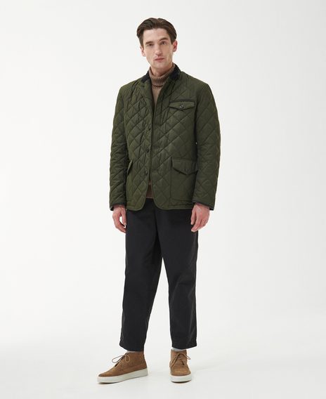 Barbour Horton Quilted Jacket — Sage