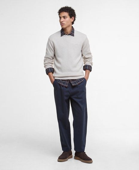 Barbour Covent Crew Neck Jumper — Mist Marl