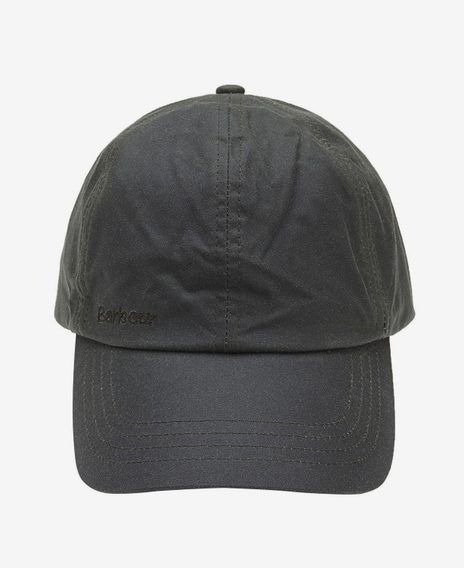 Barbour Waxed Sports Cap — Sage