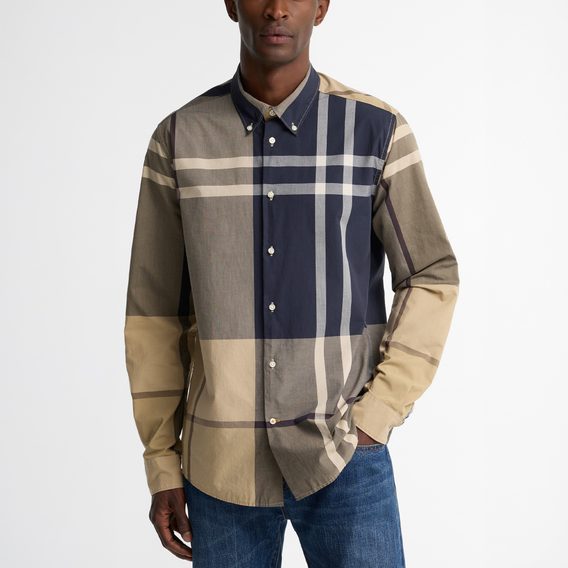 Barbour Oversized Tartan Dunoon Tailored Shirt — Birchwood Dress Tartan