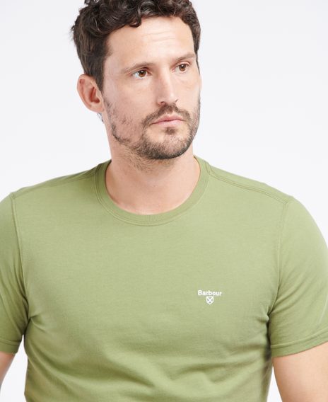 Barbour Essential Sports T-Shirt — Lime