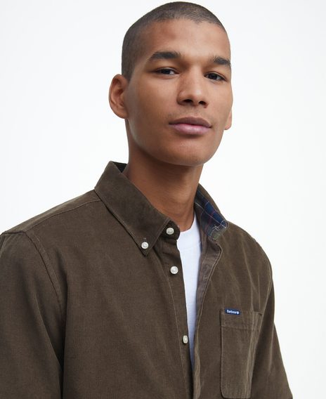 Barbour Ramsey Tailored Shirt — Brown