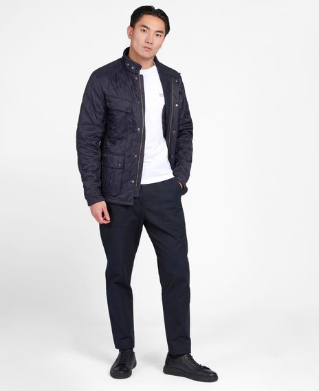 Barbour International Ariel Polarquilt Jacket — Navy