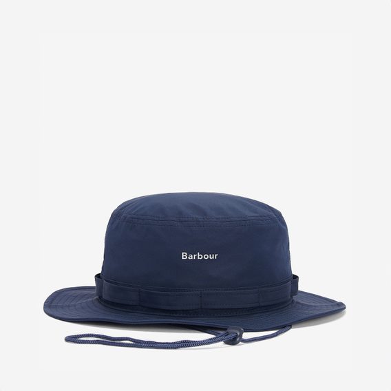 Barbour Teesdale Showerproof Bucket Hat — Classic Navy