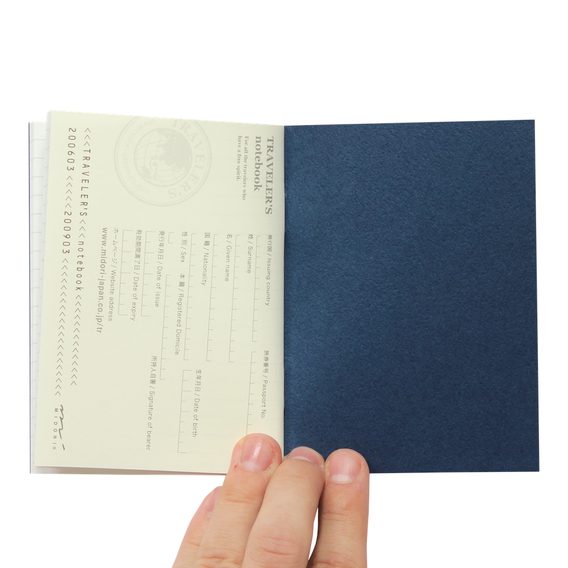 Einlage #001: Liniertes Heft (Passport)