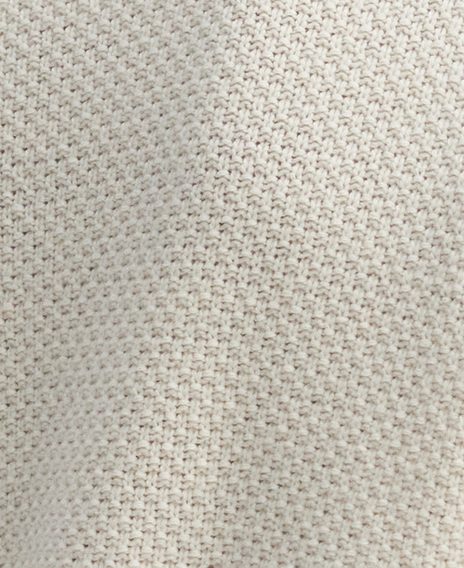 Barbour Casey Cable-Knit Crew Neck Jumper — Whisper White