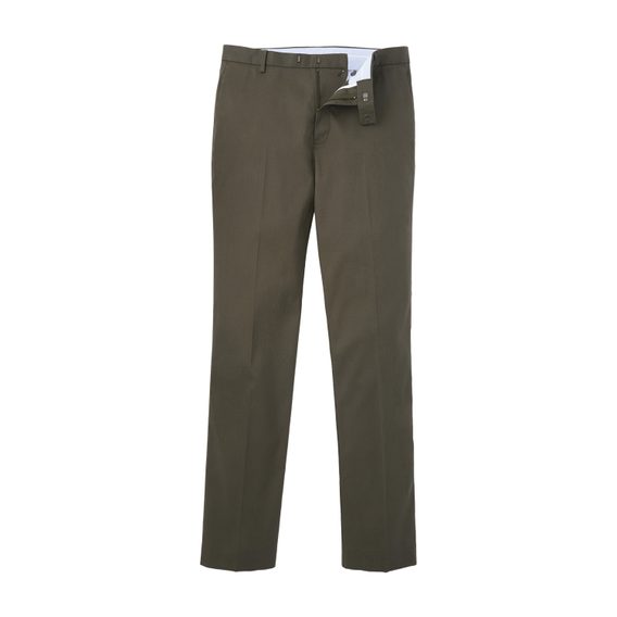 Charles Tyrwhitt Smart Stretch Texture Pants — Olive Green