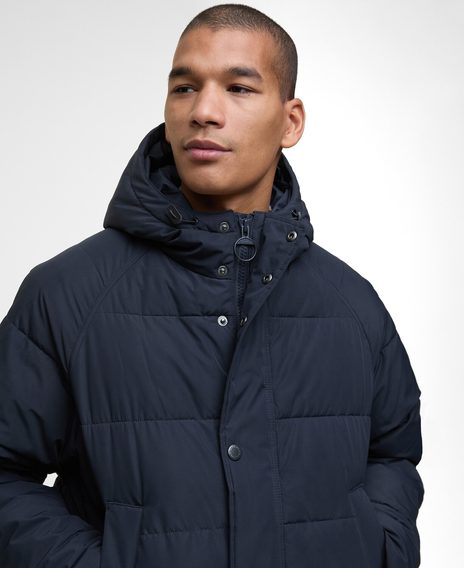 Barbour Bedale Puffer Jacket — Dark Navy