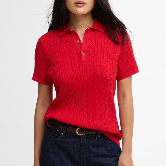 Barbour Hartland Knitted Polo Shirt