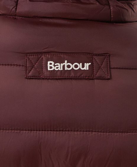 Barbour Kendle Baffle Quilted Jacket — Russet