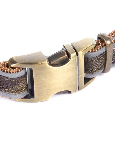 Barbour Reflective Tartan Dog Collar — Classic Tartan