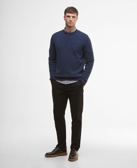 Barbour Covent Crew Neck Jumper — Navy Marl