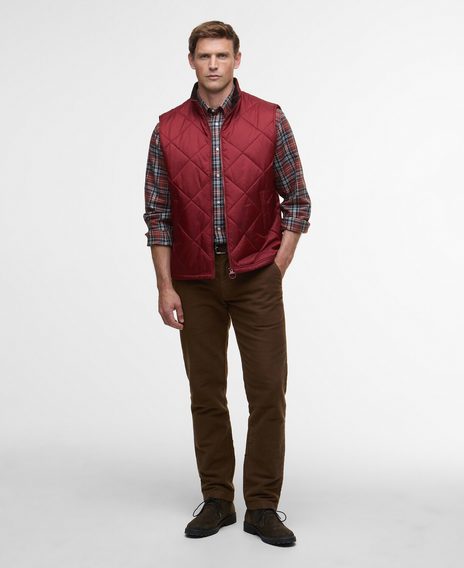 Barbour Finn Gilet — Brick Red