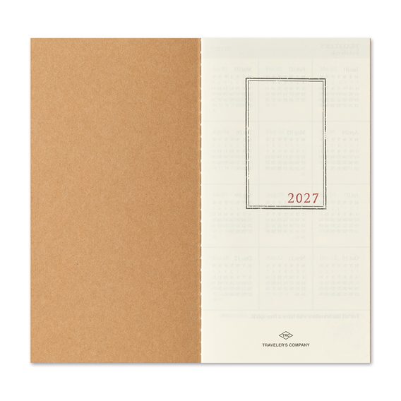 Traveler's 2027 Diary — Monthly