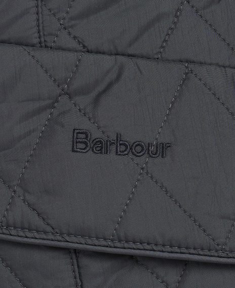 Barbour Flyweight Cavalry Quilted Jacket — Navy