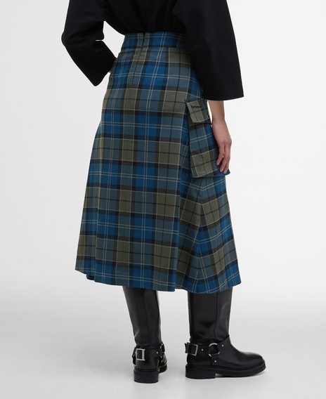 Barbour Wilma Tartan Maxi Skirt