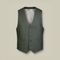 Charles Tyrwhitt Ultimate Performance Sharkskin Waistcoat — Sage Green