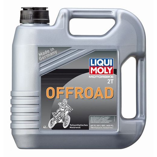 LIQUI MOLY MOTORBIKE 2T OFFROAD, POLOSYNTETICKÝ MOTOROVÝ 2T OLEJ 4 L