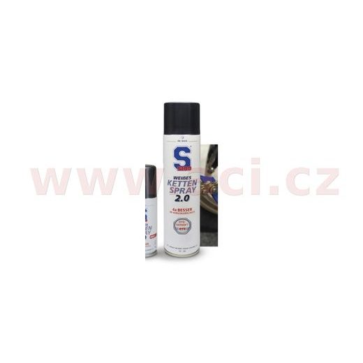 S100 MAZIVO NA ŘETĚZY - WHITE CHAIN SPRAY 2.0 400 ML